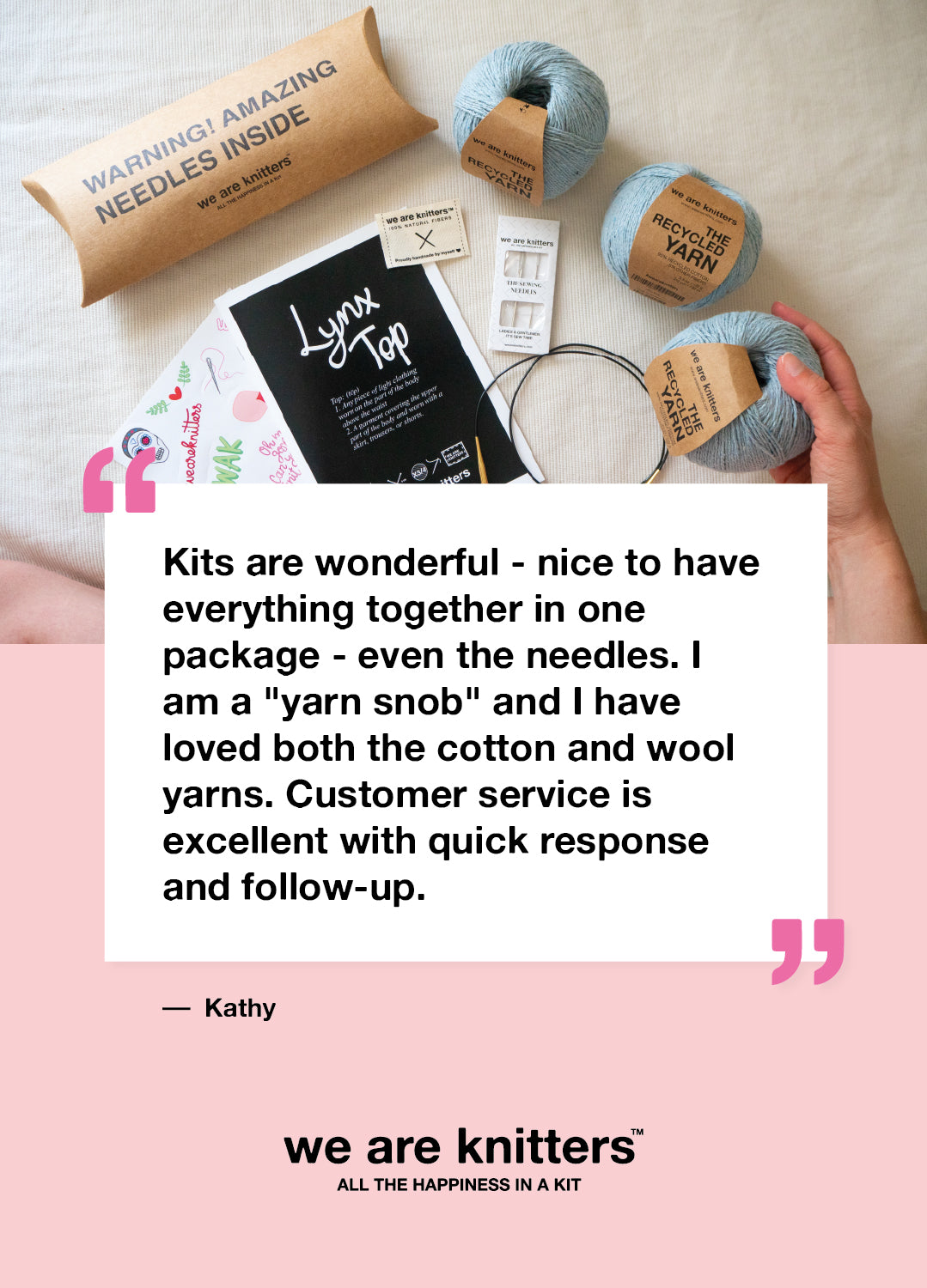 Vega Scarf Kit - Yummy Yarn Fine Version