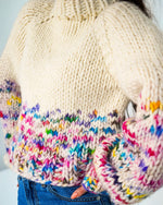 The Rainbow Sweater Kit x @paula.on.knits - Yummy Yarn Version
