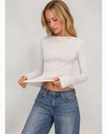 Super soft Boat Neck Shirt with Cashmere (Coming Soon)