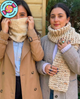 2 Kits Bundle | Knitting Stitch Sampler Kit Make your first Snood + Dinka Scarf - Yummy Yarn Version