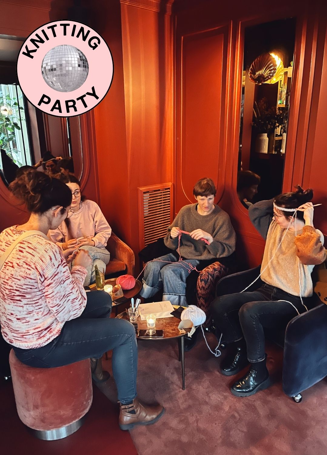 Friendsgiving Knitting Party Kit - Knit Matching Beanies