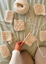 Stitch Sampler Kit: Learn The Basics Knitting Kit - Make your first Snood - Yummy Version