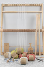 Tea Towel Weaving Kit - Supplies & loom with Pattern - x Studio Stiller - Coming Soon