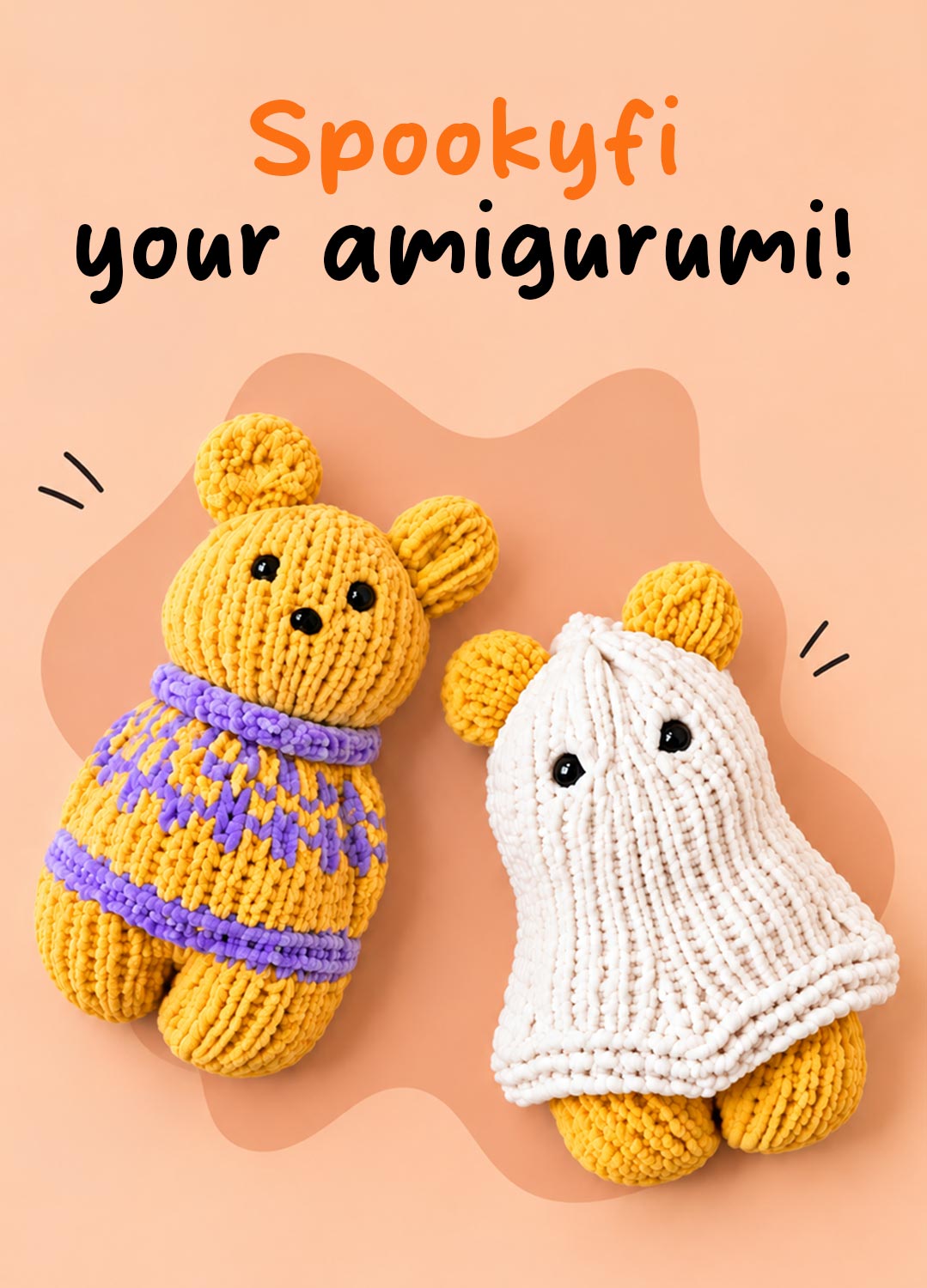 The Knitty Ghost Costume - Easy Knitted Costume for Pet Pals