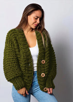 Avocado Cardigan Kit - Yummy Yarn Version