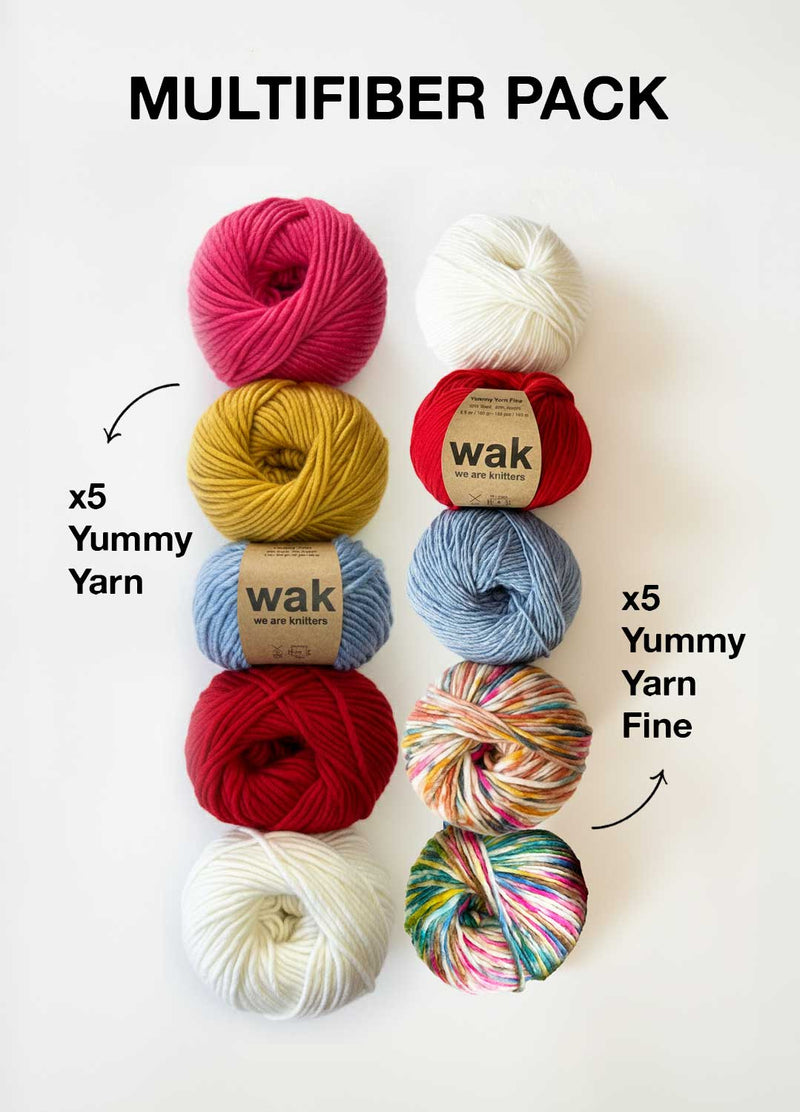 10 Pack of Yummy Yarn & Yummy Yarn Fine Balls