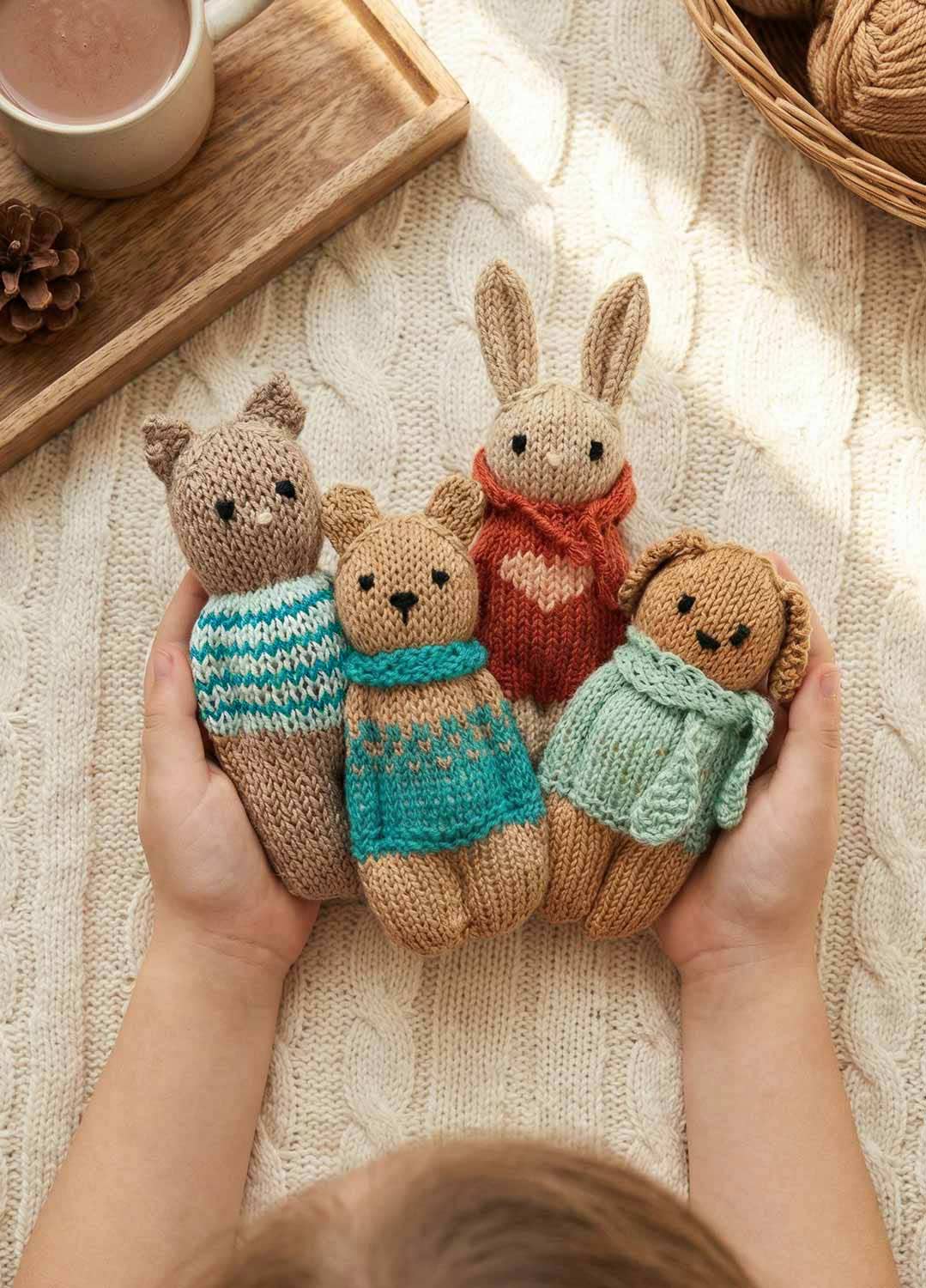 The Knitty Pet Pals Bundle Kit - Pack of 4