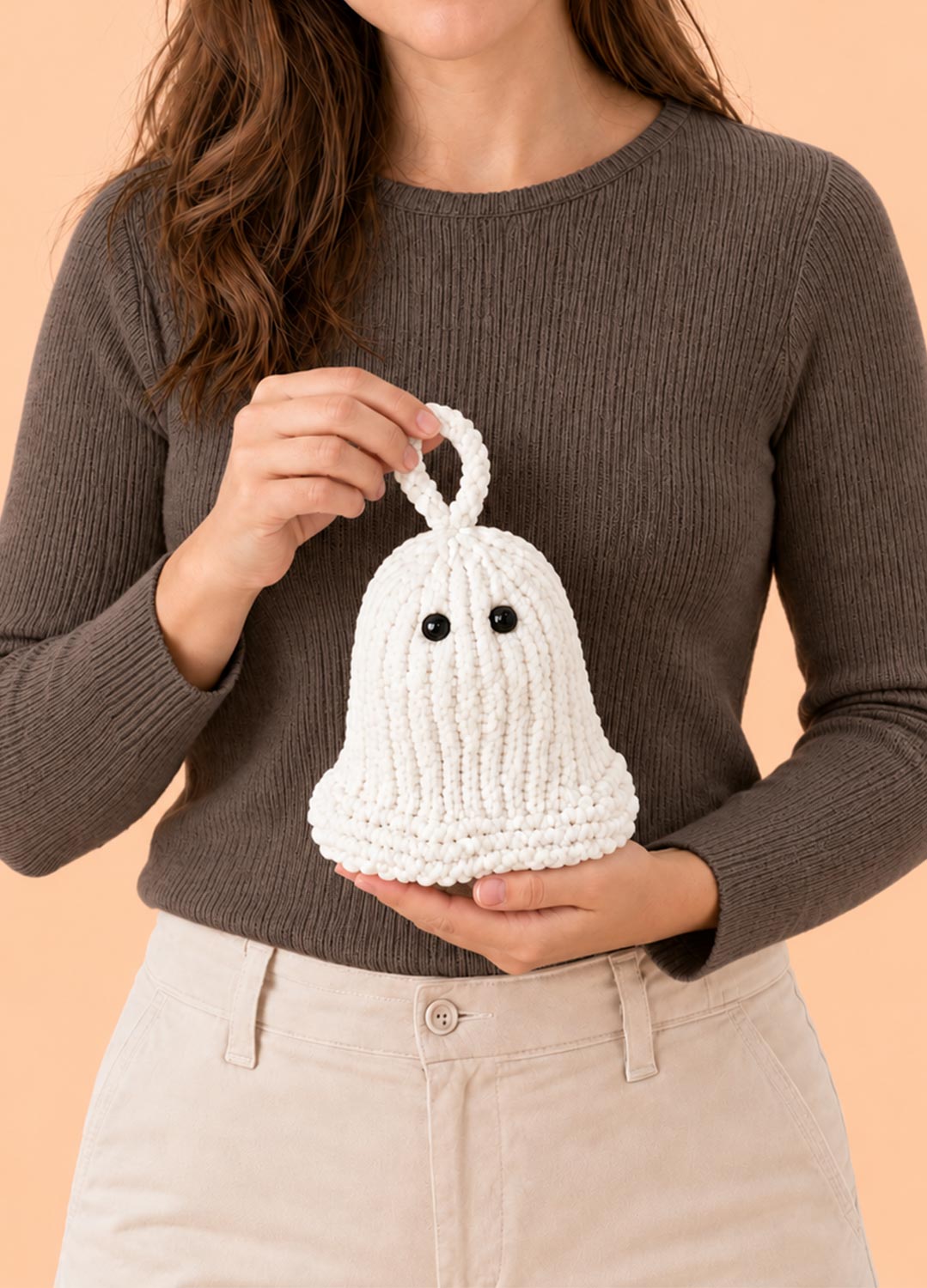 The Knitty Ghost Charm - Easy Knitted Ghost Kit