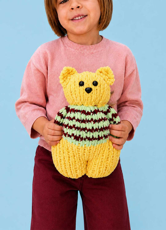 The Knitty Kitty - Mini Knitted Cat Kit - Cuddle Yarn