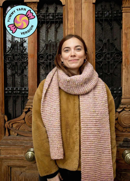Morse Scarf Kit - Yummy Yarn Fine Version