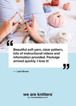 Dinka Scarf Beginner Kit - Yummy Yarn Version