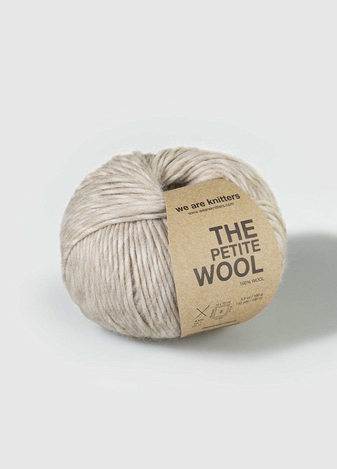 Petite Wool Spotted Beige