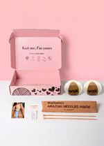 Stitch Sampler Kit: Learn The Basics Knitting Kit - Make your first Snood - Yummy Version