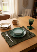 Stitch Sampler Kit: Learn The Basics Knitting Kit - Make your first Placemat & Coasters - Premium Version