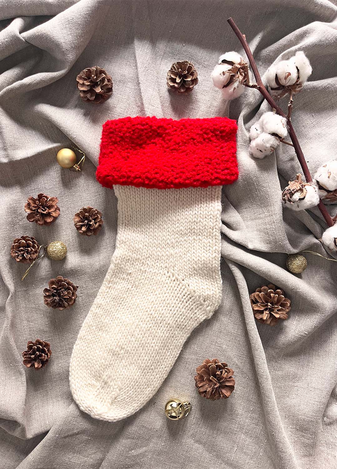 Winter Wonderland Stocking Free Pattern.